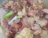 A picture of step 1 of Mi Quang Chicken Drumstick Noodles.