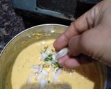 A picture of step 2 of होटल स्टाइल पकौड़ी वाली कढ़ी(hotal style pakode wali kadhi recip.