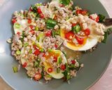 รูปขั้นตอนการทำที่ 6 ของ ยำไข่ต้มยางมะตูมมมม 🥚