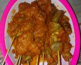 Foto langkah ke 9 dari resep Sate Ampela Bumbu Rujak.