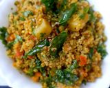 A picture of step 6 of Kodo Millet khichdi.