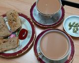 A picture of step 7 of Ginger Cardamom Tea.