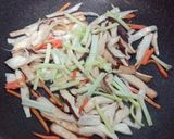 炒杏菇豆乾（全素）的食譜步驟2照片