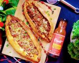 A picture of step 6 of Turkish pide 😋.