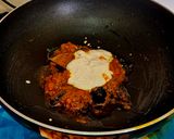 A picture of step 6 of Niramish Paneer.