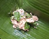 Foto langkah ke 9 dari resep 050. Botok Tahu Udang Kemangi.