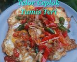 Foto langkah ke 5 dari resep Telor Ceplok Tumis Teri.