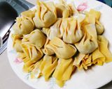 Hình bước làm 1 của món Sủi cảo cho bé