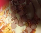 A picture of step 4 of Pizza parantha.