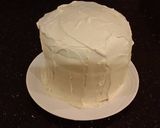 A picture of step 32 of Lemon Layer Cake with Blackberrie Cream Filling and a Lemon Cream Frosting.