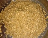 A picture of step 1 of Gehu ka khichda.
