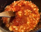Une image de l'étape 6 de Courgettes en cocotte farcies tomates et poivrons.