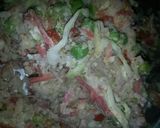 A picture of step 3 of Cheese kabab.