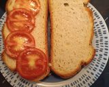A picture of step 1 of Cochinitos Sandwich with Rustic Bread and Tomato.
