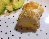 Foto del paso 3 de la receta: Bocaditos de queso, pollo y aguacate 🥖 🧀🍗 🥑