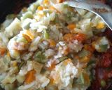 A picture of step 5 of Pav bhaji.
