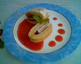 Foto del paso 5 de la receta: Rollo de fresa