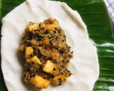 A picture of step 1 of Banana plantain leaves adai (nutrious).