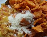Foto del paso 5 de la receta Tortilla de boniato, patata y cebolla