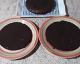 Foto del paso 3 de la receta: Torta de chocolate con ganache de chocolate y frutillas. 🍓🍓🍓