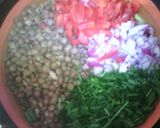Foto del paso 4 de la receta: Ensalada Lenteja escondida con decoración de rojos y verdes