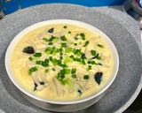 Hình bước làm 2 của món Trứng hấp đậu hũ trứng, nấm & trứng bắc thảo