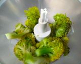 A picture of step 2 of Healthy steamed Broccoli bites.