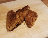 A picture of step 3 of Kentucky fried coating.