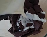 Foto del paso 4 de la receta: Tarta tipo Cabsha® o Havanna® con toque de sal marina en escamas 🍫🧂🌊 Súper golosa y sin horno