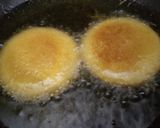 A picture of step 5 of Kesar Malpua.