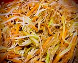 Hình bước làm 6 của món Miến Trộn Thịt Bò Bông Cải Xanh
