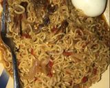 A picture of step 1 of Indomie with egg 🥚.