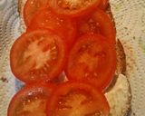 A picture of step 2 of Super Simple Tomato Sandwich.