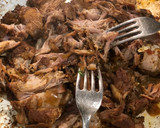 A picture of step 6 of Slow cooked pulled pork with sweet potato mash and healthy slaw.