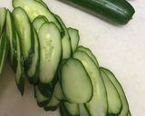 A picture of step 2 of Chilled Pork Shabu-Shabu Salad with Cucumber, Bean Sprouts, and Sesame Flavor.