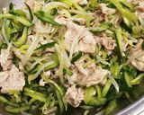 A picture of step 18 of Chilled Pork Shabu-Shabu Salad with Cucumber, Bean Sprouts, and Sesame Flavor.