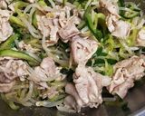 A picture of step 20 of Chilled Pork Shabu-Shabu Salad with Cucumber, Bean Sprouts, and Sesame Flavor.