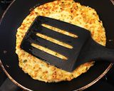 A picture of step 3 of Leftover Gyoza Filling Pancakes.