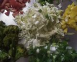 A picture of step 3 of Crispy corn broccoli salad.