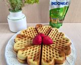 Foto langkah ke 8 dari resep Belgian Waffle Matcha.