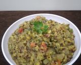 A picture of step 6 of Sprouted ragi masala khichdi.