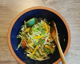 A picture of step 5 of Thai green Papaya salad.