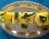 बेसन के झटपट खमन ढोकले (Besan ke jhatpat khaman dhokle recipe in hindi) रेसिपी चरण 10 फोटो