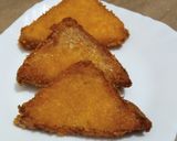 A picture of step 5 of Tikka fried sandwich.