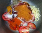 A picture of step 1 of Tikka mutton.