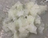A picture of step 2 of Lauki ki jelly.