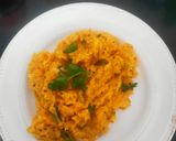 A picture of step 6 of Onion upmaa.