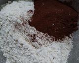 Foto langkah ke 1 dari resep Chocolate Muffin with Oreo (sy pakai chocochip) no mixer.
