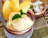 A picture of step 6 of Mango ice cream.