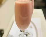 A picture of step 2 of Watermelon and coconut shake.